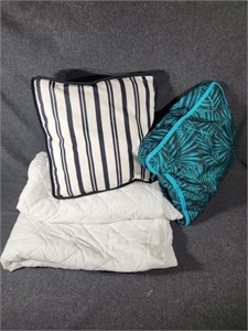 Throw Pillows, Quilted Fabric