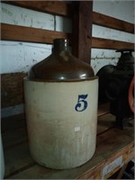 5 gal. stoneware jug