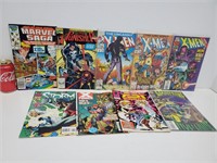 Lot de 9 Bande dessinée Marvel vintage