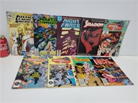 Lot de 9 Bande dessinée DC vintage