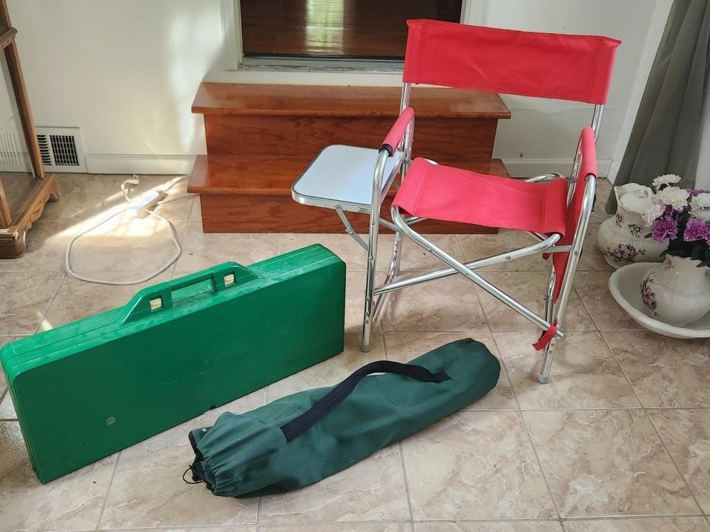 Camping- folding chairs & table