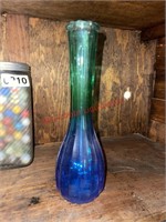 Ombre Glass Bud Vase