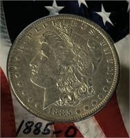 1885-O Morgan Silver Dollar MS63 Collectible COIN