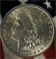 1890-P Morgan Silver Dollar MS64 Collectible COIN