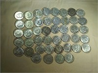 (44) 1965-70 JFK HALF DOLLARS