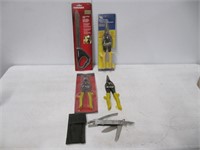 STRAIGHT TIN SNIP/HAND TOOL LOT