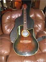 Applause guitar with case