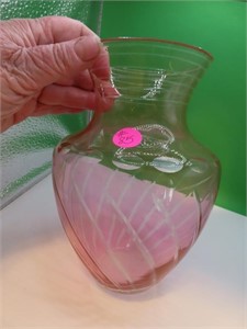 Pink Vase 7&3/4"