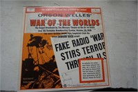 Orson Well's War of the Worlds LP Record