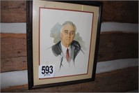 Franklin D. Roosevelt Framed Print