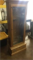 WOOD GUN CABINET