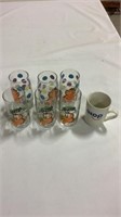 Garfield glasses & ihop mug