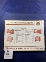 Vintage Sams Photofact Folder No 787 Console TVs