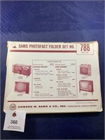 Vintage Sams Photofact Folder No 788 Console TVs