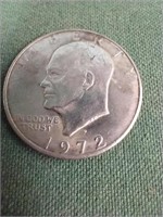 1972 D Eisenhower dollar coin