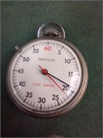 Vintage Westclox stopwatch wind-up pocket watch.