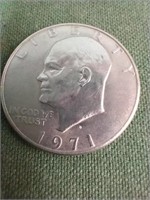1971 D Eisenhower dollar coin