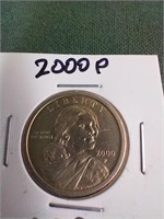 2000 P Sacagewea dollar coin