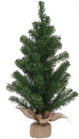 Artificial Mini Pine Christmas Tree Green 2' Tall