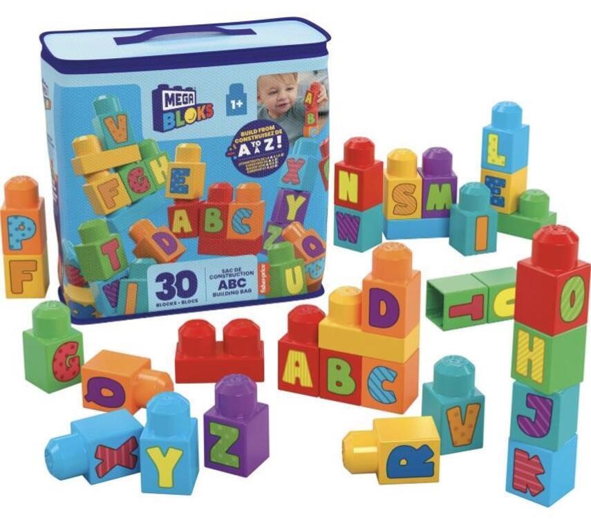 MEGA BLOKS FISHER-PRICE ABC TODDLER BLOCKS