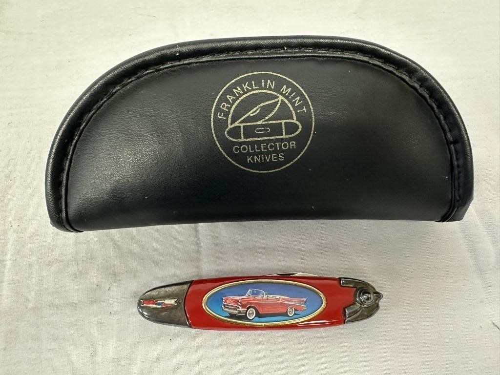 Franklin Mint 1957 Chevy BelAir Cased Pocket Knife