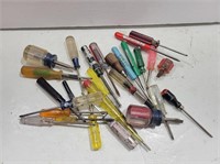 Assorted Small Philips & Flat Head Screwdrivers
