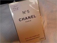 NEW 3.4 OZ BOTTLE OF CHANEL No.5 PERFUME IN BOX