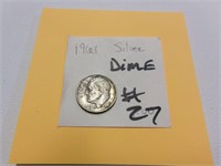 1961 silver dime