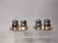 English Silver Plated Mini S/P Shakers