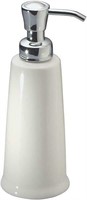 iDesign York Ceramic Soap & Lotion Dispenser Pump