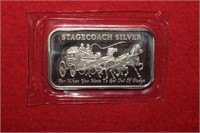 1oz Silver Stagecoach Bar "For When You Need To