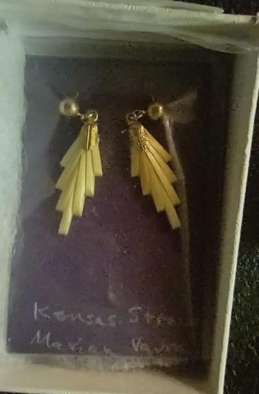 Kansas Straw Earrings