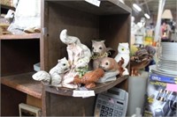 CERAMIC ANIMAL FIGURINES