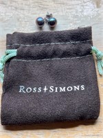 Ross Simons Sterling post earring
