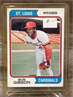 1974 Topps Baseball Bob Gibson MLB CARD