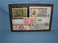 Collection of world currency