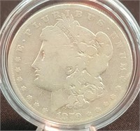 1879 Morgan 90% Silver US Dollar Coin