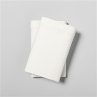 2pk Std. Linen Blend Pillowcase Set - Magnolia