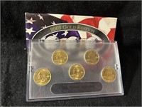 24K Gold Plated State Quarters