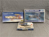 (3) Model Airplane Kits