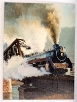 Train Oil Painting by Bob Eckel
