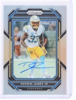 DERWIN JAMES JR. AUTO FOOTBALL CARD