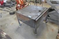 Rolling cart - dark grey - 29" W x 29" x 24" H - i