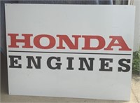Metal Honda sign 40x30 inch