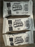 3ct CRAYOLA  Model Magic Modeling Material WHITE