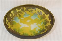 Emile Galle Reproduction Cameo Bowl 12"