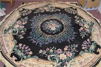 Large Round Area Rug - Measures 8ft. Diameter