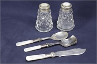 Victorian Reproduction Mother of Pearl Serving Set