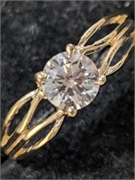 $1705 10K  Lab Grown Diamond(0.43ct) Ring (~weight