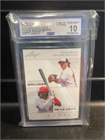 Elly De La Cruz Jackson Holliday Rookie Graded 10